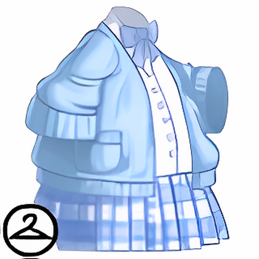Dyeworks Blue: Pink Kawaii School Outfit