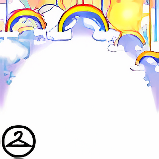 Hanging Rainbow Garland