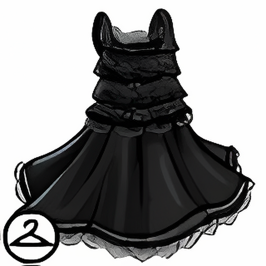 Dyeworks Black: Maraquan White Lace Gown