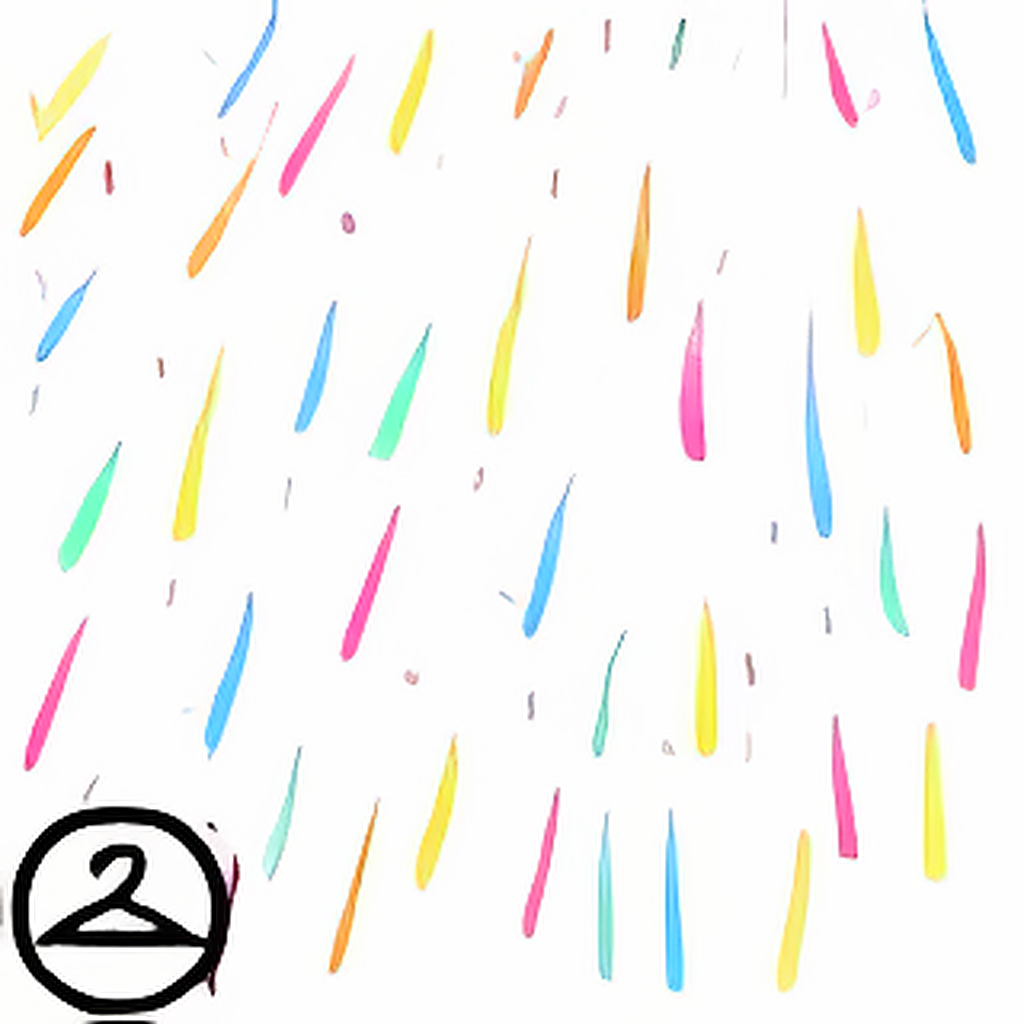 Rainbow Colours Shower