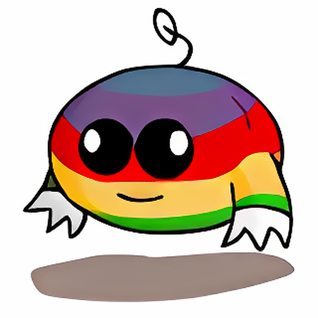 Rainbow Kiko Squeeze Toy