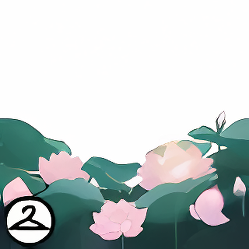 Enchanted Lotus Field Foreground
