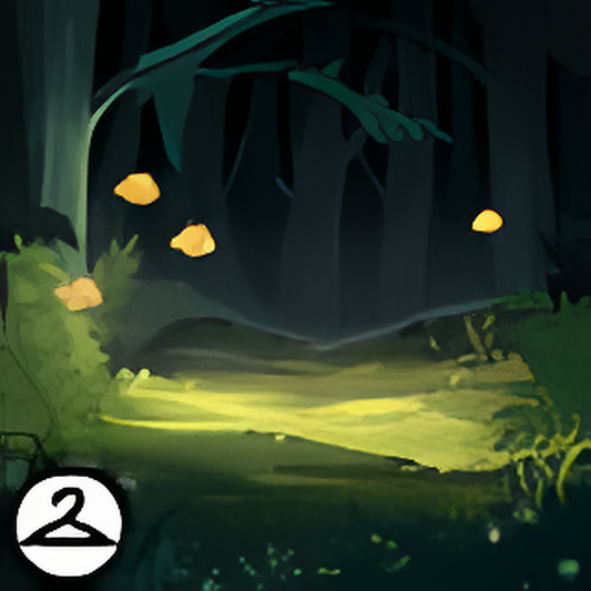Mystical Glade Clearing Background