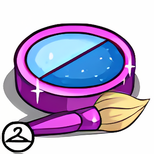 Dyeworks Blue: Mutant Purple Sparkly Eyeshadow Makeup