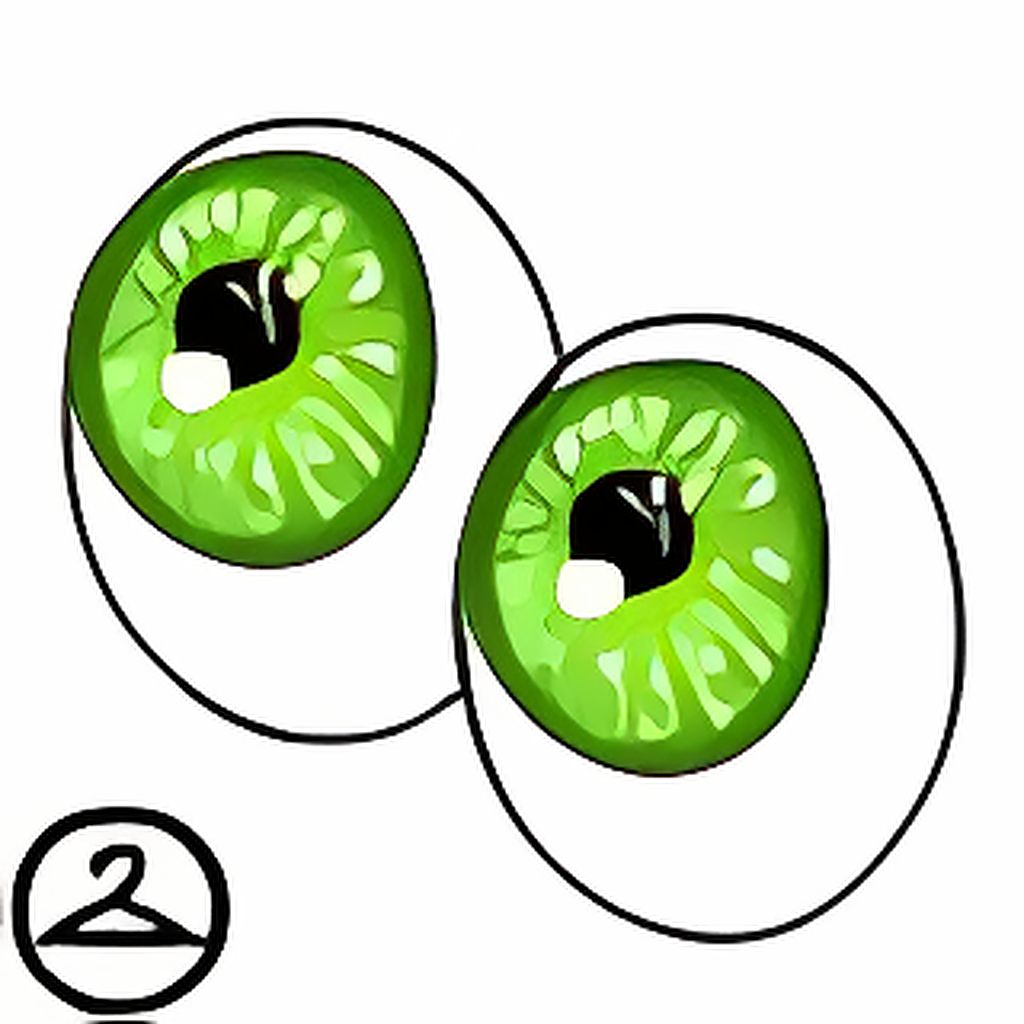Spooky Green Contacts
