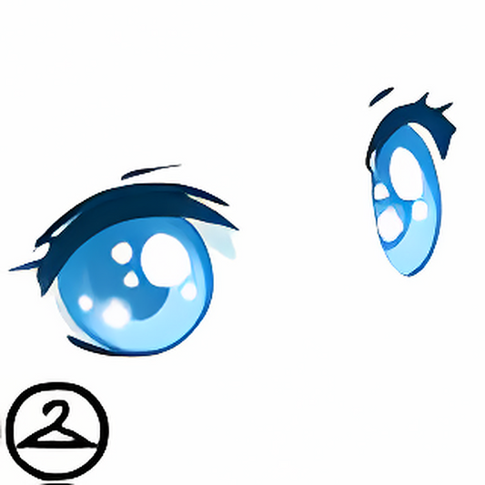 Essential Blue Glitter Contacts
