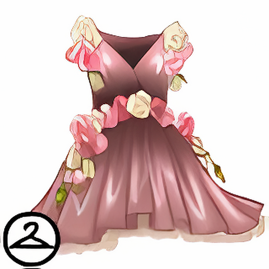 Baby Vintage Mauve Valentine Gown