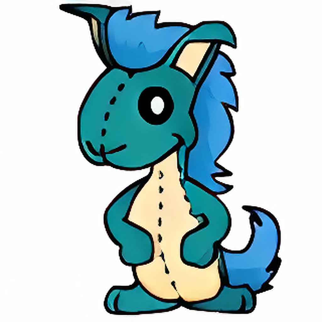 Magical Blue Kyrii Plushie