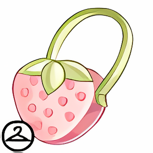 Dyeworks White: Pastel Strawberry Purse