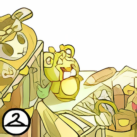 Dyeworks Yellow: Kawaii Pastel Desk Foreground