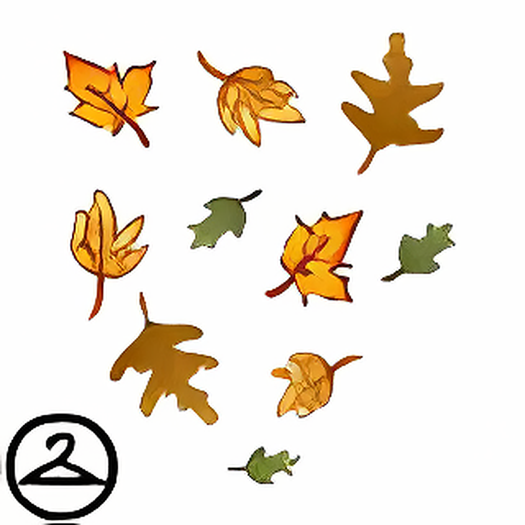Falling Autumn Leaves Shower