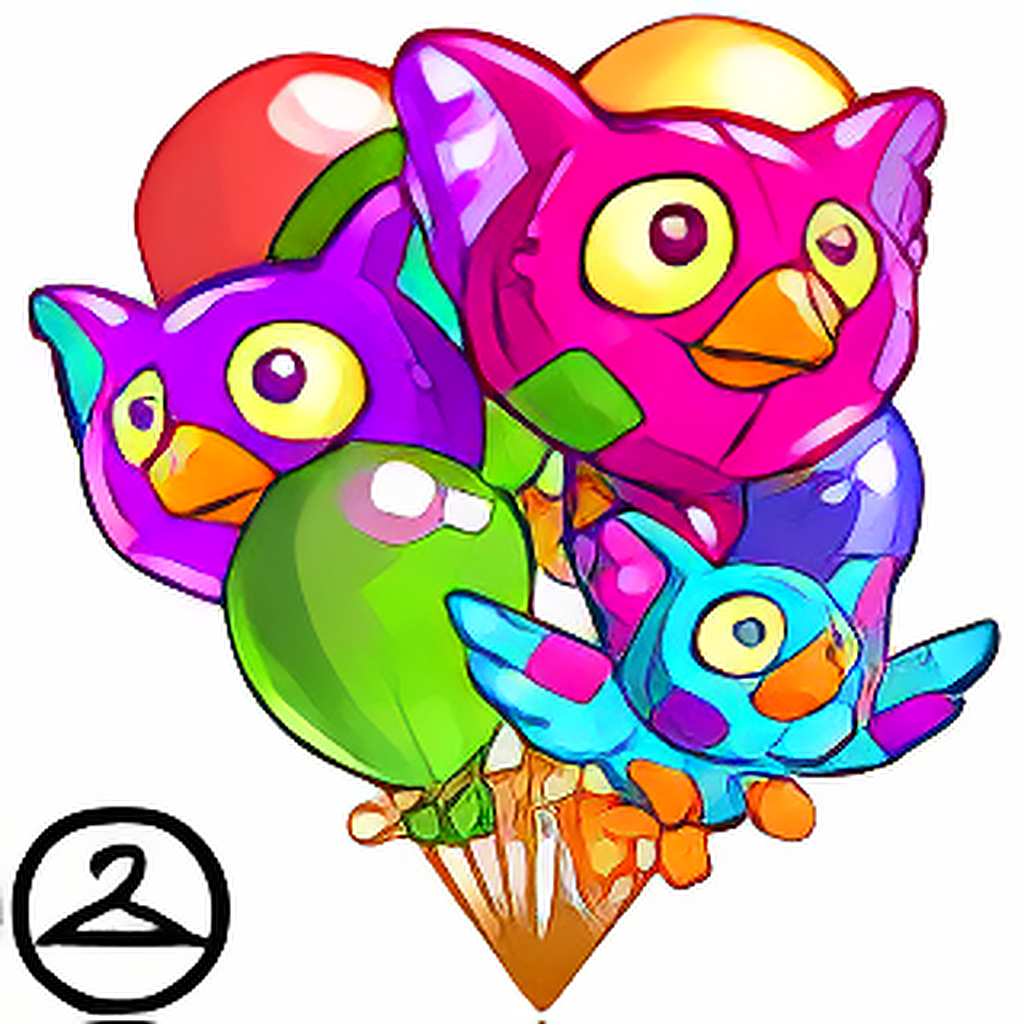 Plushie Whoot Balloon Bouquet