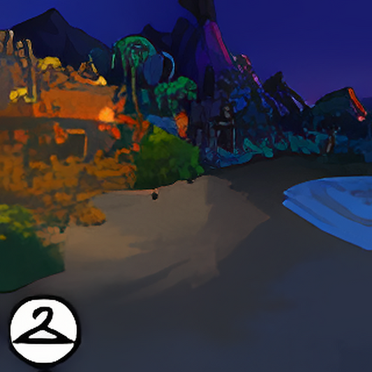 Mystery Island Celebration Background