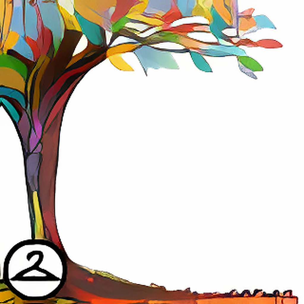 Coloured Craft Tree