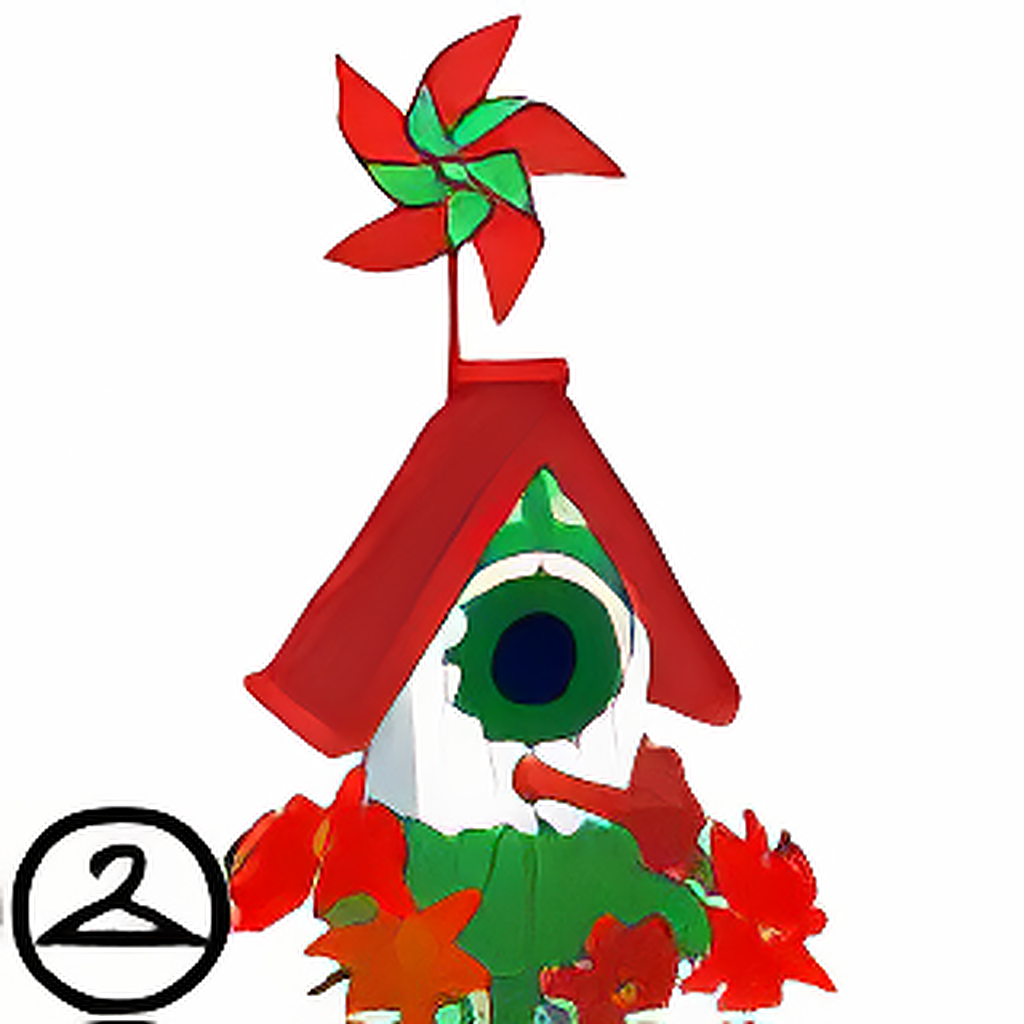 Flying Petpet Poinsettia House