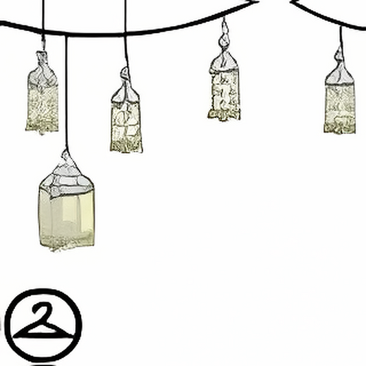 Dyeworks Silver: Vintage Lantern Garland