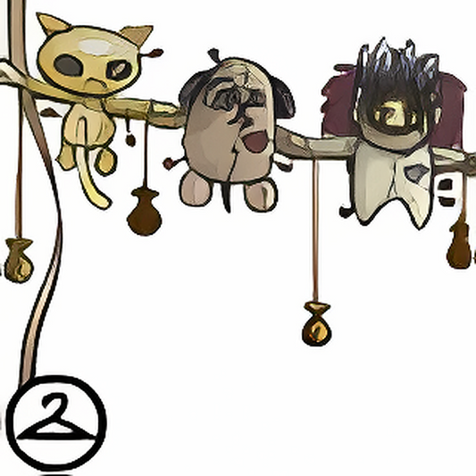 MME13-S2a: Petpet Voodoo Doll Garland