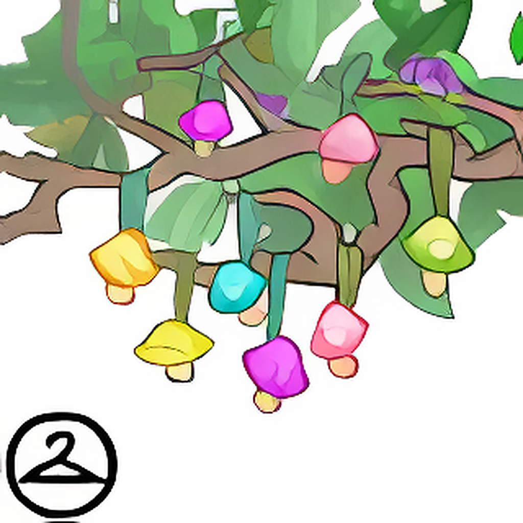 Pastel Mushroom Garland