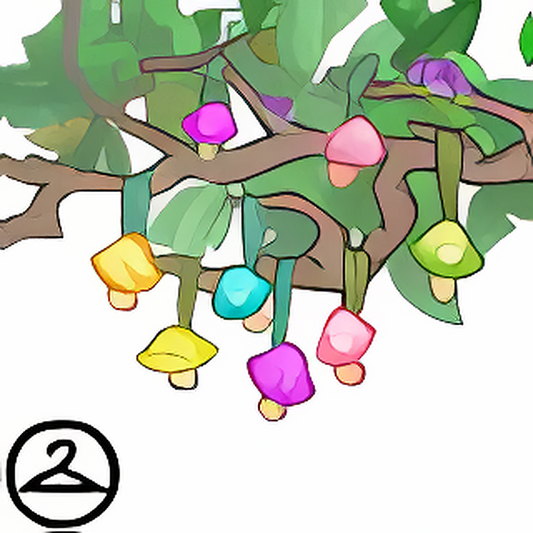 Pastel Mushroom Garland