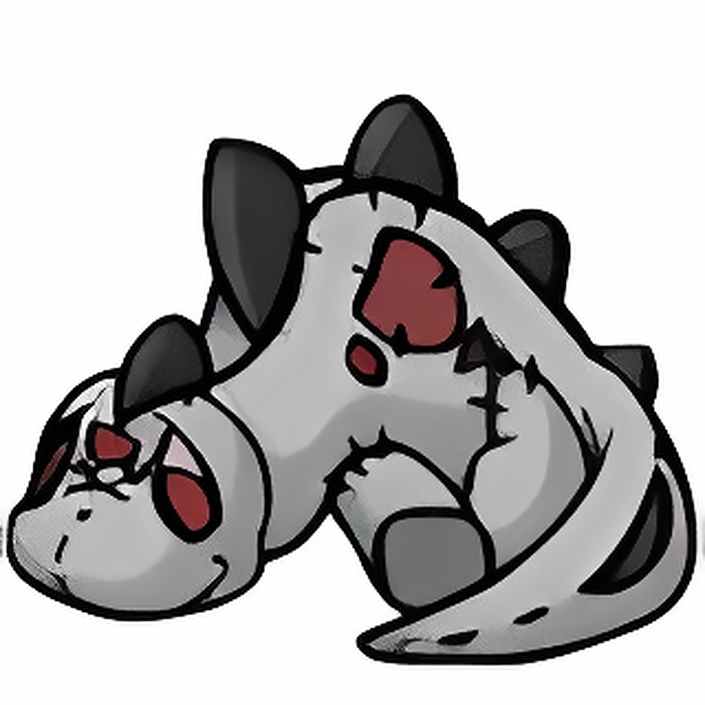Grey Chomby Plushie
