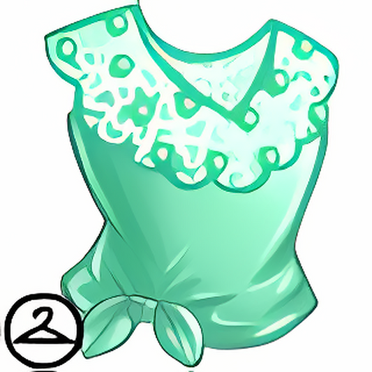 Mint Green Lace Shirt
