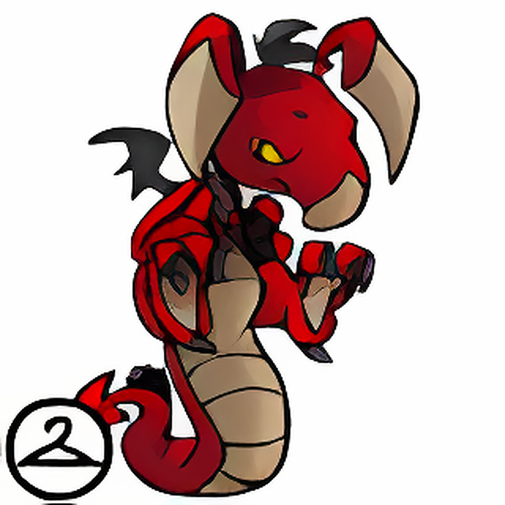 Prismatic Crimson: Nostalgic Darigan Blumaroo