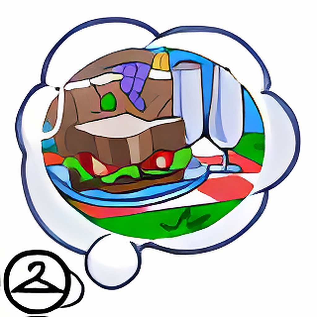 Picnic Thought Bubble