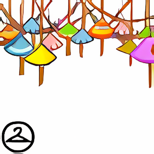 Decorative Mini-Umbrella Garland