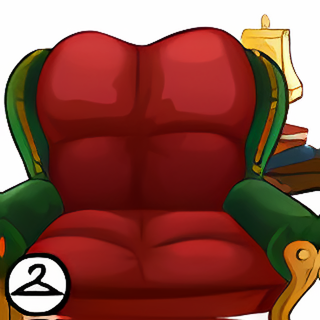 Brightvale Books Shop Chair and Side Table Trinket