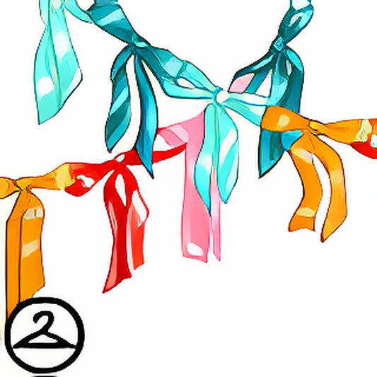 Satin Ribbon Garland