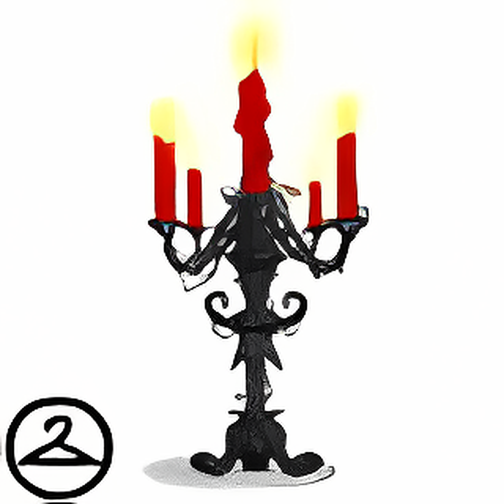 Gothic Floor Candles
