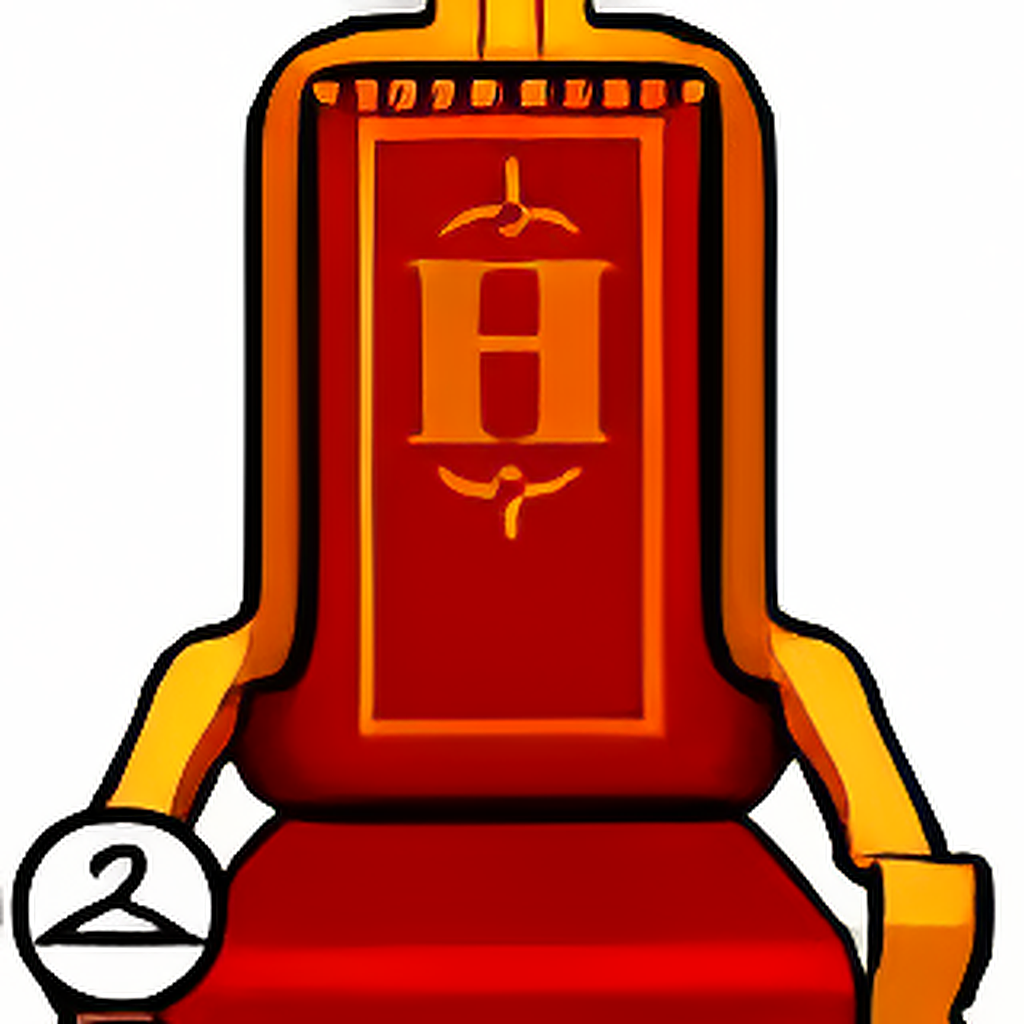 Pixel Habbo Hotel Throne Trinket
