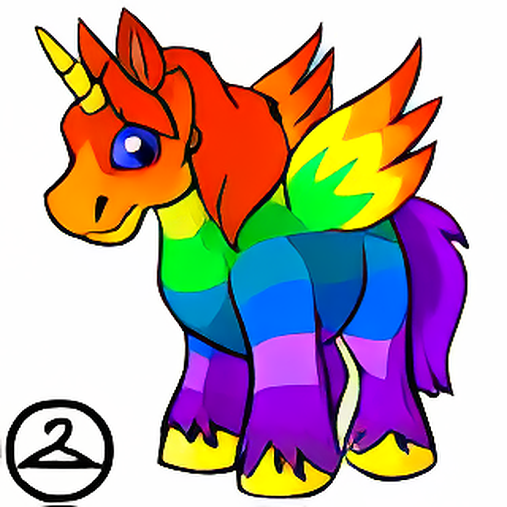Nostalgic Rainbow Uni