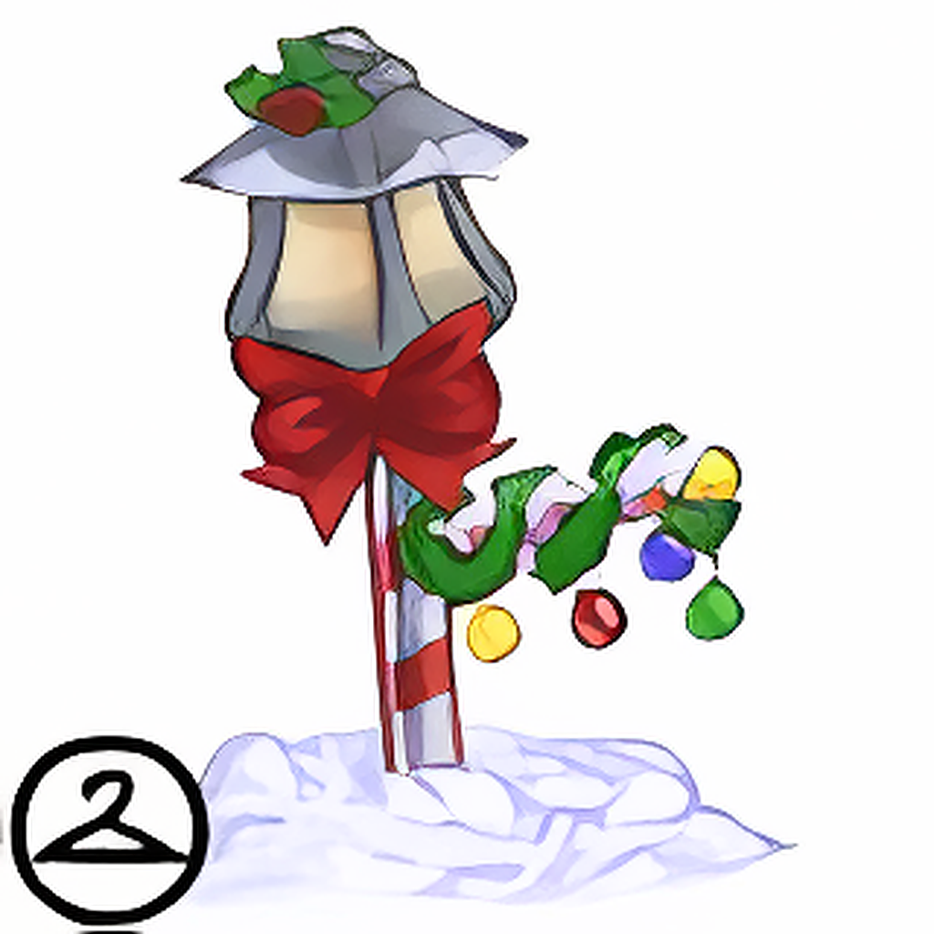 Festive Holiday Lamp