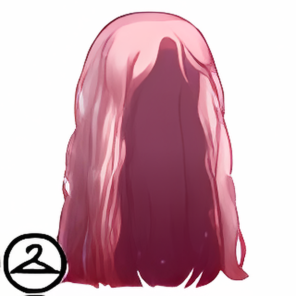 Dyeworks Pink: Curly Enchanted Forest Green Wig