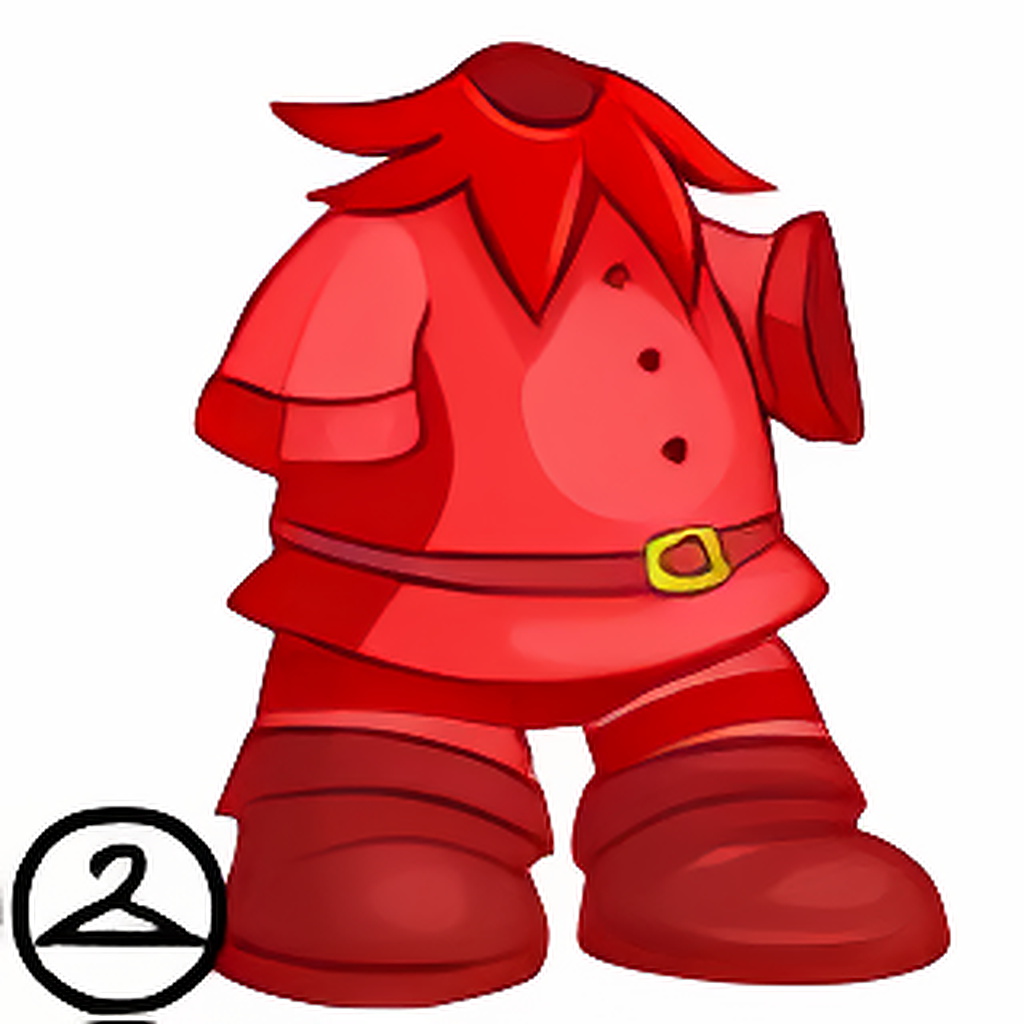 Dyeworks Red: Baby Blue Elf Outfit
