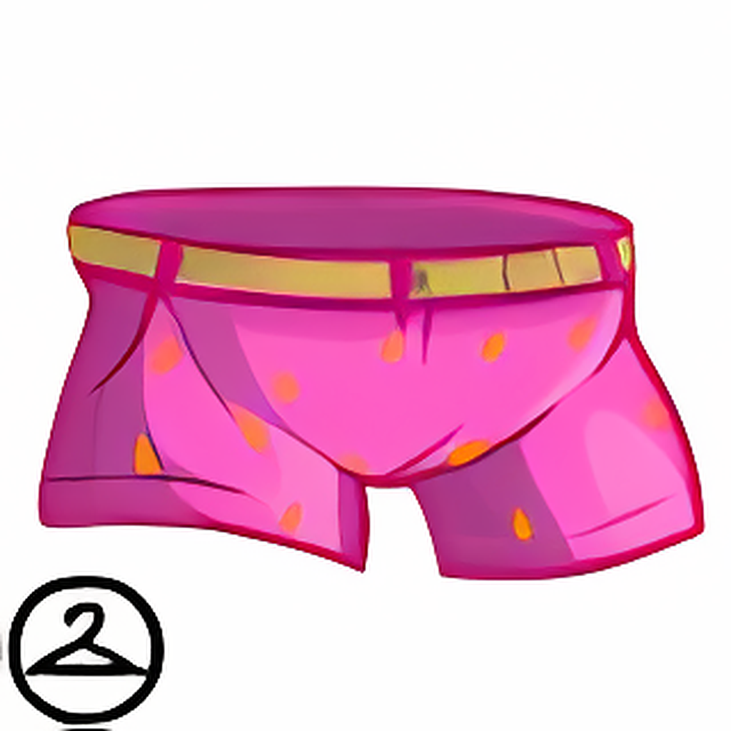 Pink Shorts with Gold Belt