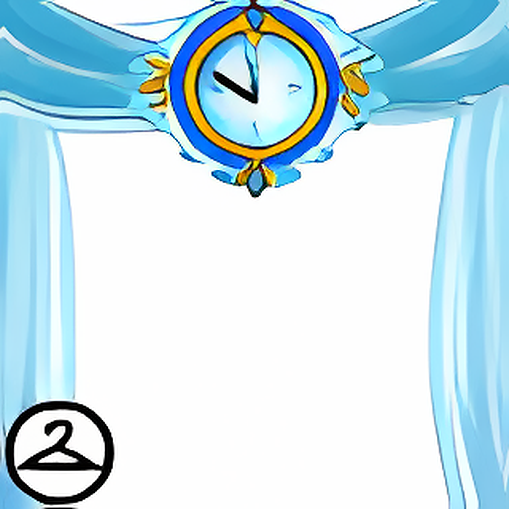 Shining Princess Clock Garland