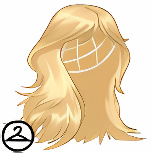 Dyeworks Blonde: Long Charming Grey Wig