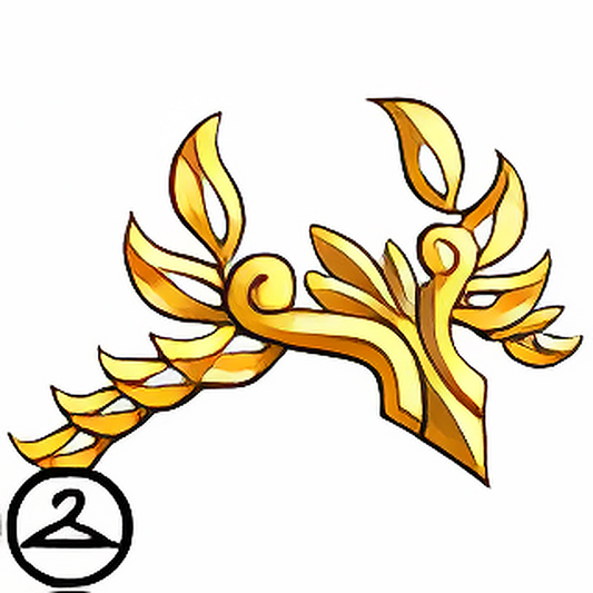 Golden Ornate Head Piece