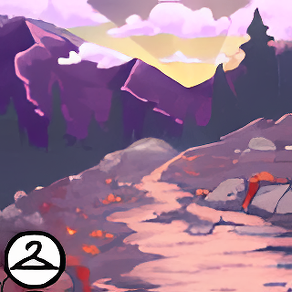 Dyeworks Purple: Sunny Nature Trail Background