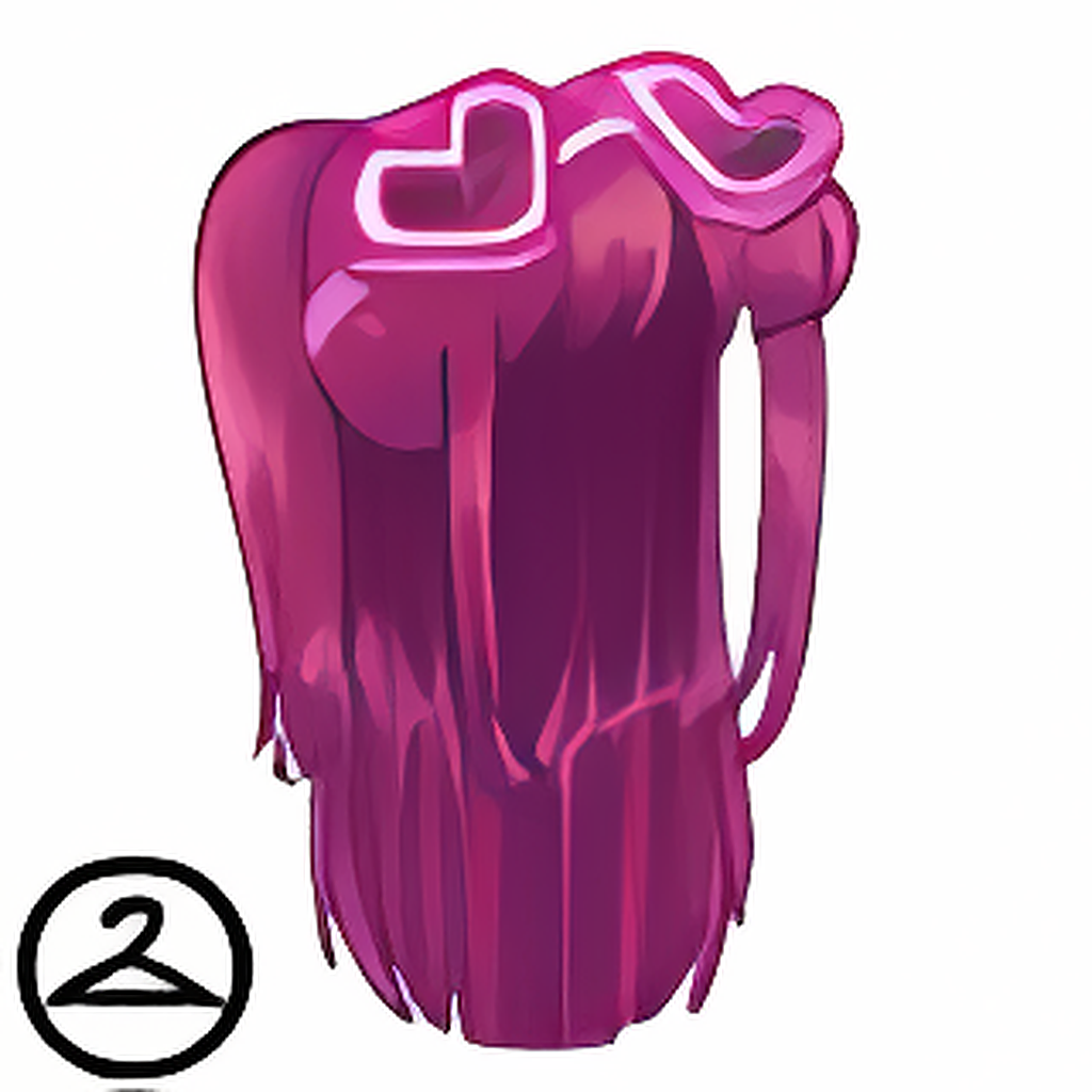 Valentine Pigtails Wig and Goggles