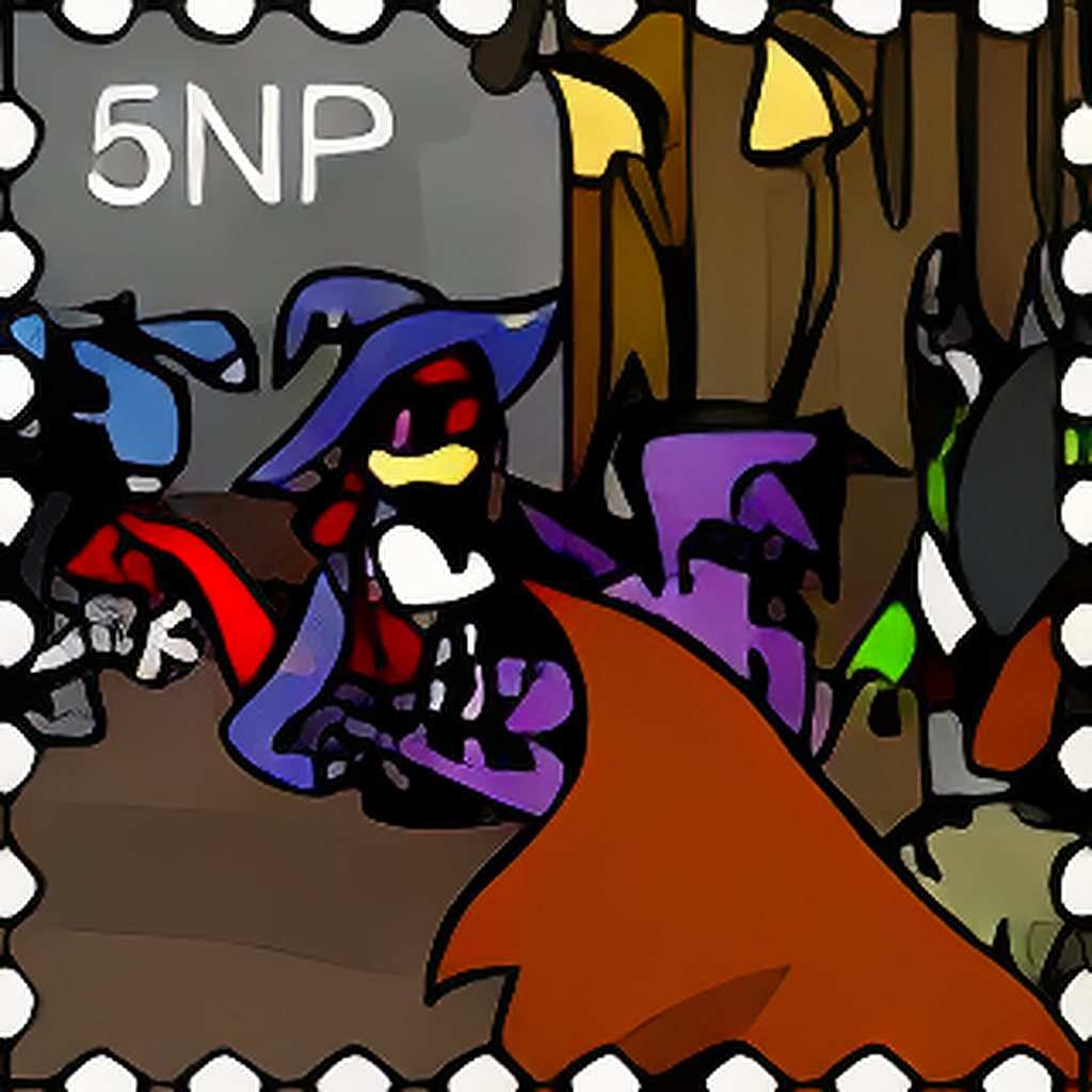 Meridell Heroes Stamp