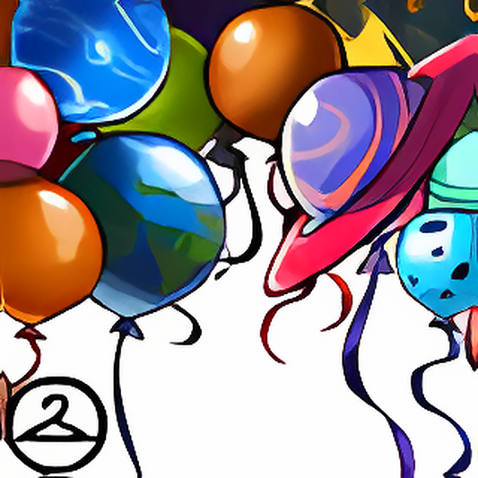 Cosmic Balloons Garland