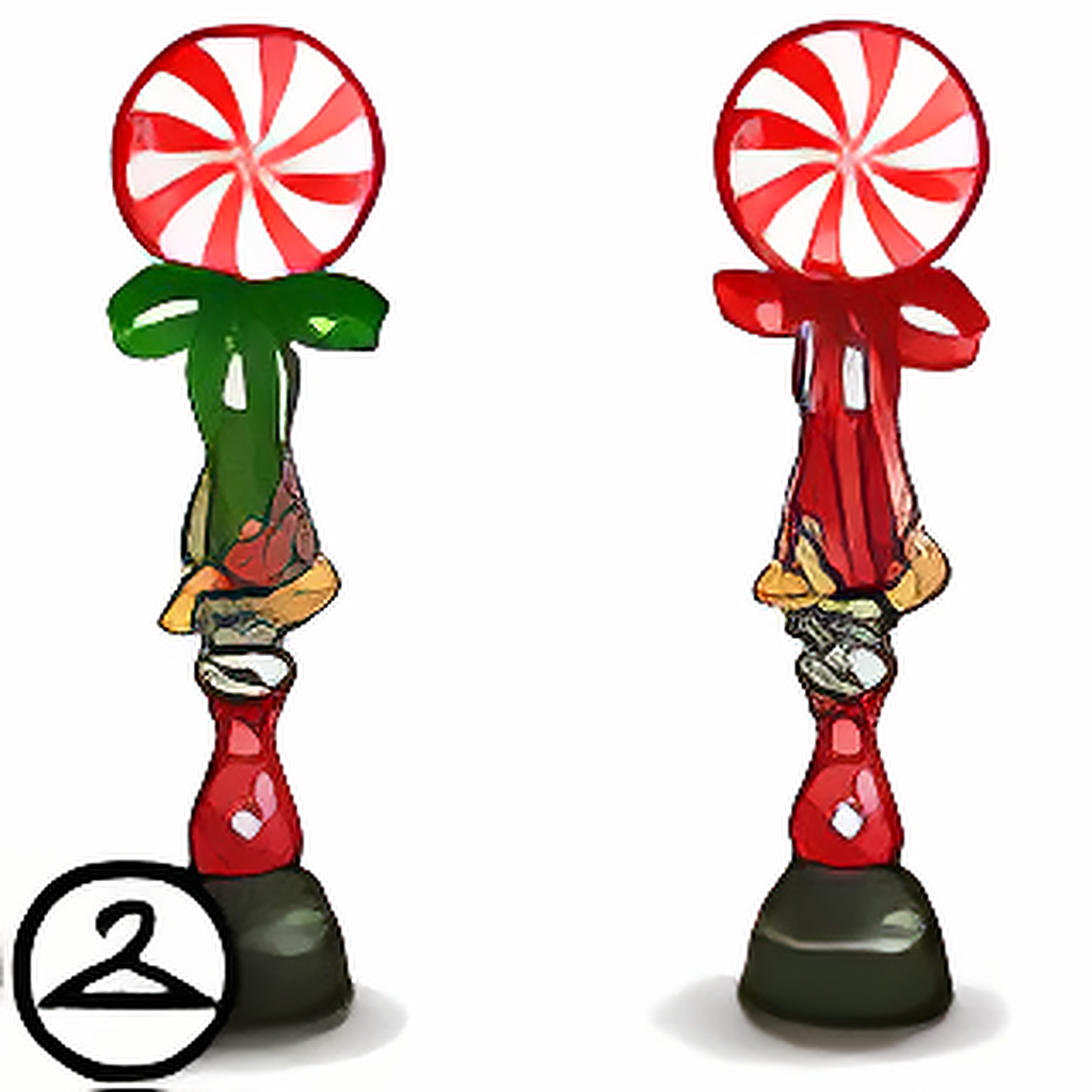 Festive Peppermint Pillars