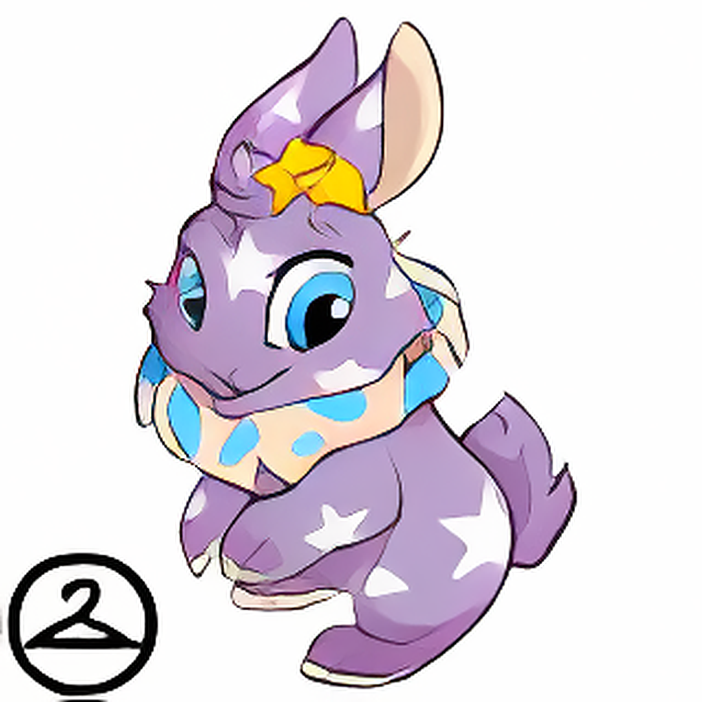 Prismatic Purple: Celebratory Anniversary Cybunny
