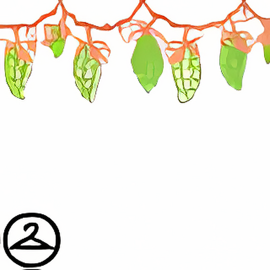 Glass Grapes Garland