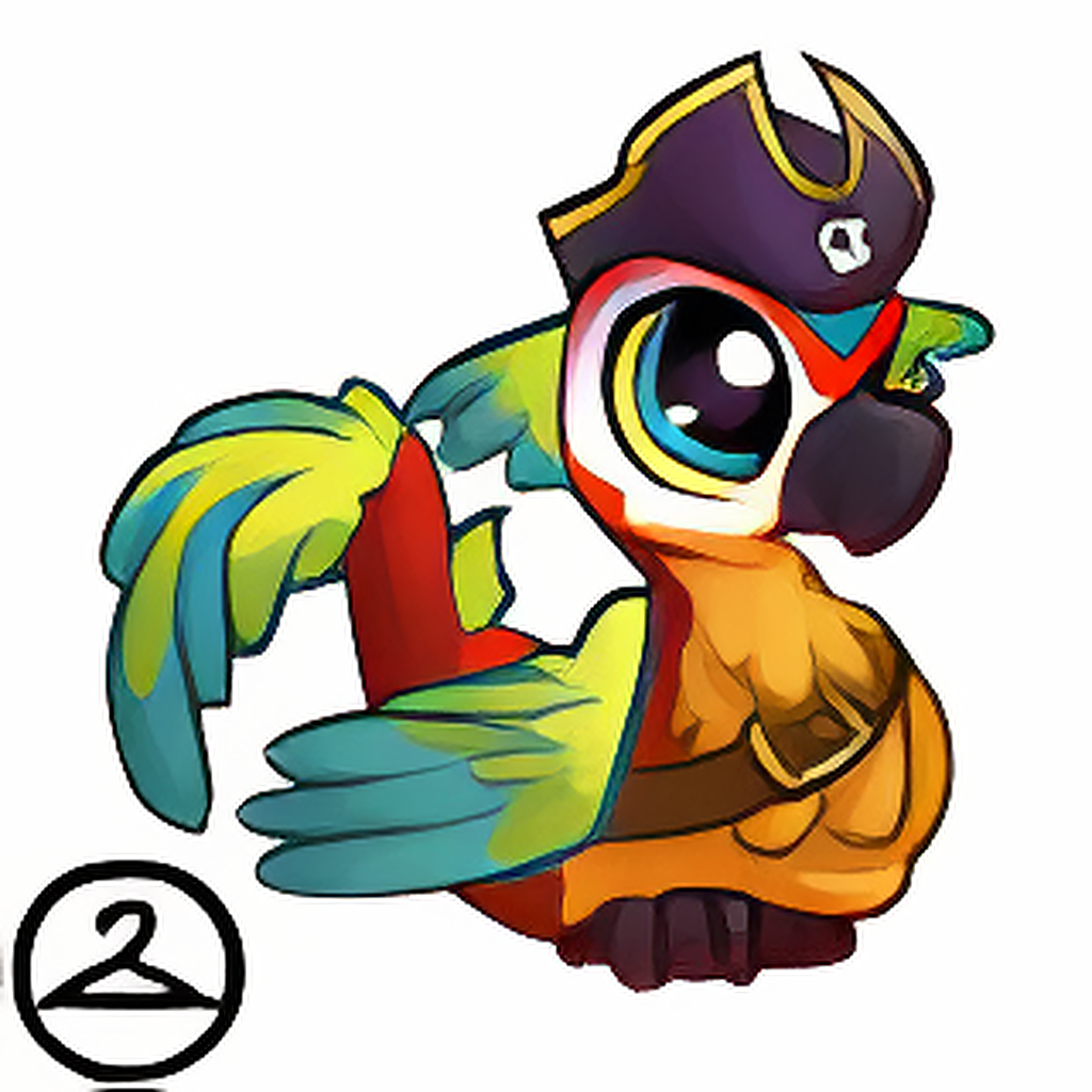 Pirate Kateil Petpet Shoulder Companion