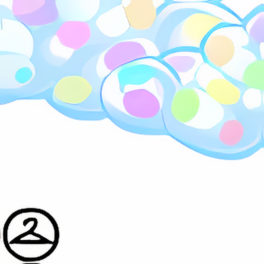 Polka Dot Clouds Garland