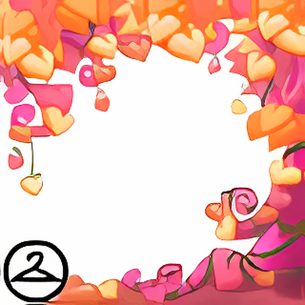Dyeworks Orange: Tree of Hearts